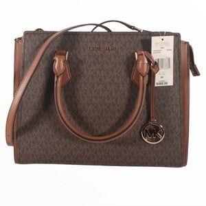 MICHAEL KORS large logo satchel bag/purse. Never used/worn!